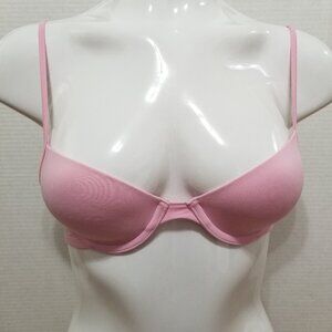 Victoria's Secret PINK bra 32B T-Shirt Demi solid racerback convertible basic